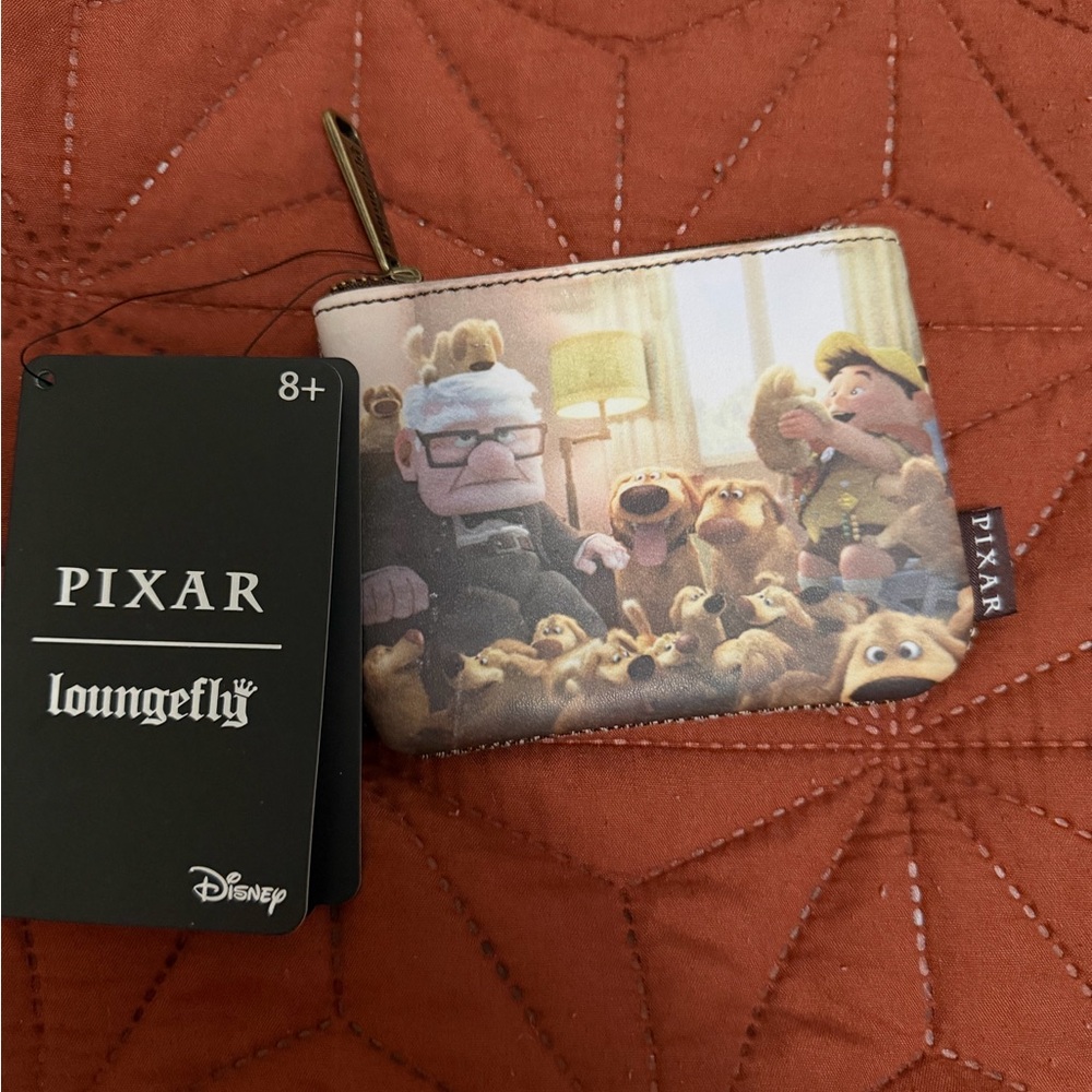 Loungefly Pixar 'Up' Coin Purse - Brown and Beige - Picture 2 of 4